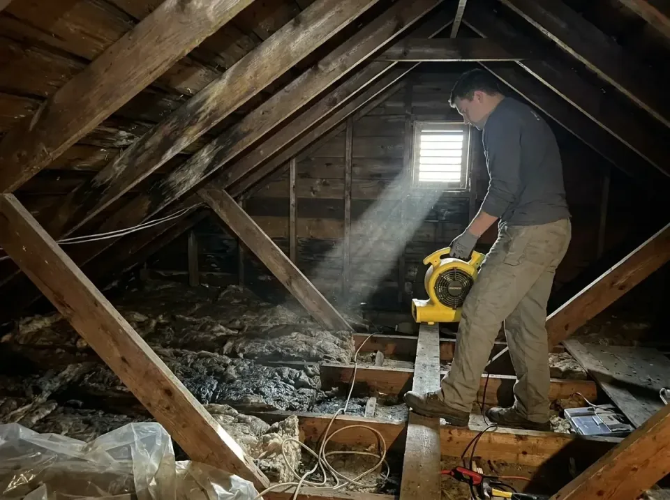 attic-water-damage-drying-proc-007 — frequently asked questions, Emergency Water Extraction & 24/7 Flood Response in Rib Mou…